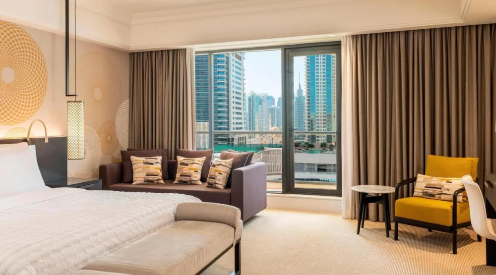 Deluxe Room with Land View and Balcony at Le Royal Meridien Beach Resort & Spa