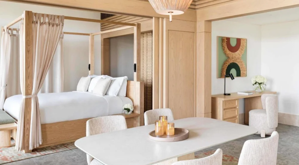 One Bedroom Signature Palm King Suite with Sofa Bed and Resort View (adults Only) at Sofitel Dubai The Palm