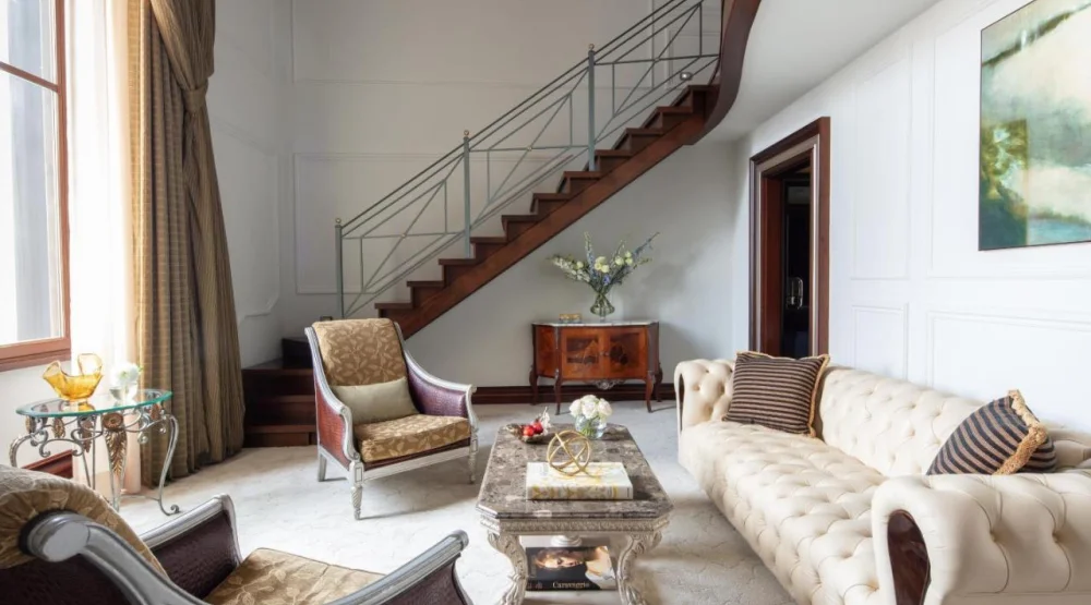 Duplex Suite with Piazza View and Extra Bed (3 Adults + One Child) at Anantara Palazzo Naiadi