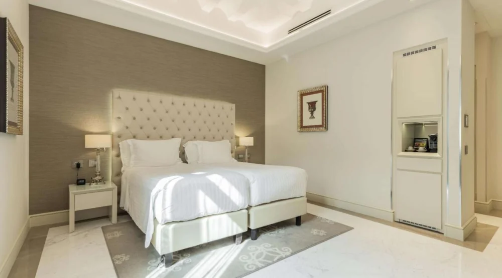 Prestige Twin Room at Aleph Rome Hotel Curio Collection by Hilton