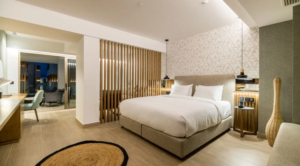 Azure Junior Suite Heated Plunge Pool at AKASHA Beach Hotel & Spa