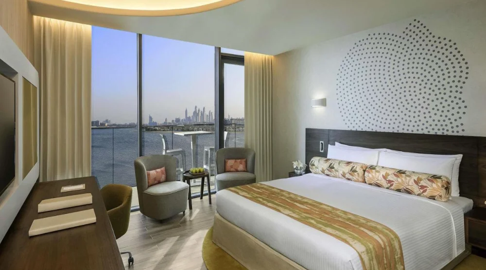 Deluxe Room with Balcony and Sea View at The Retreat Palm Dubai MGallery by Sofitel