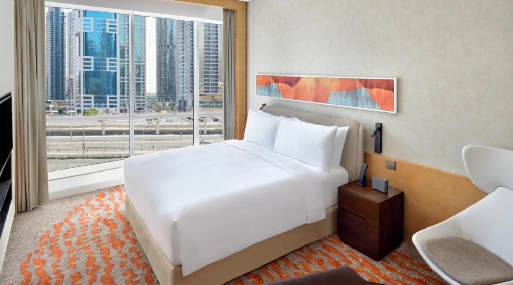 Standard King Room with City View at Crowne Plaza Dubai Marina