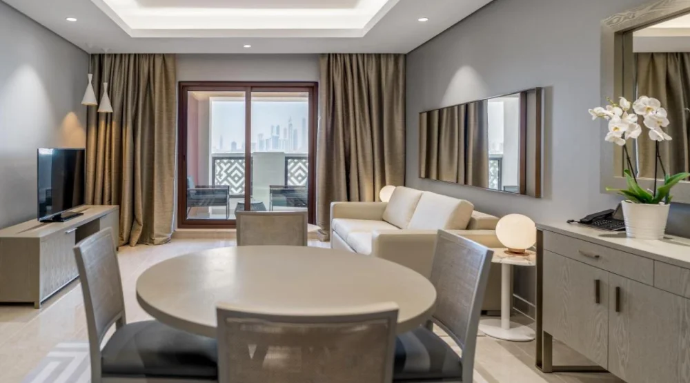 Two Bedroom Family Apartment with Skyline View at Wyndham Residences The Palm