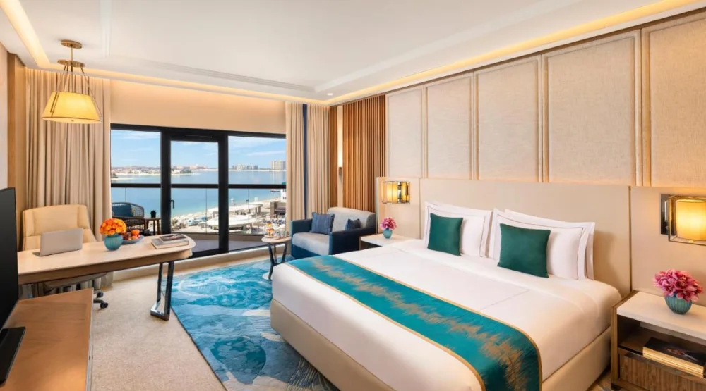 Luxury Palm Sea View Room King Bed at Taj Exotica Resort & Spa The Palm Dubai