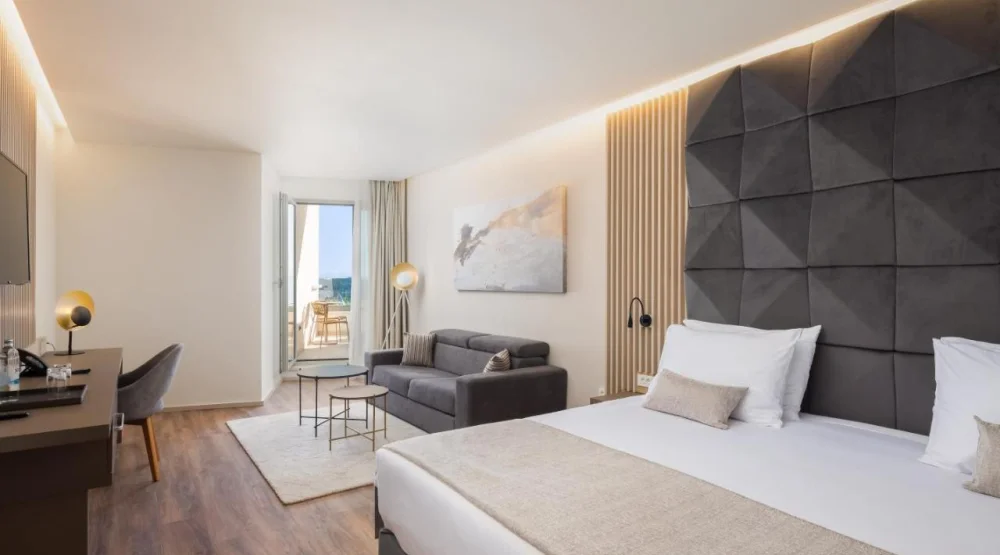 Veranda Room with Sea View and Private Whirlpool at Aminess Khalani Hotel