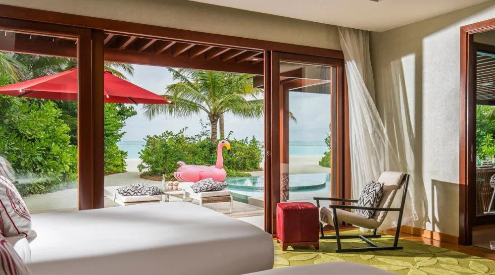 Three Bedroom Beach Pool Pavilion at Niyama Private Islands