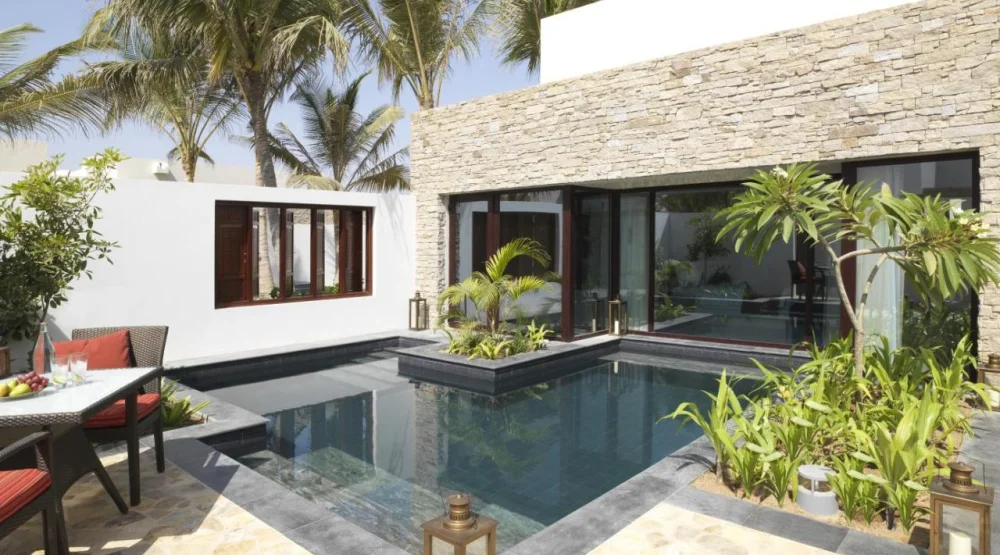 One Bedroom Garden View Pool Villa at Al Baleed Resort Salalah By Anantara