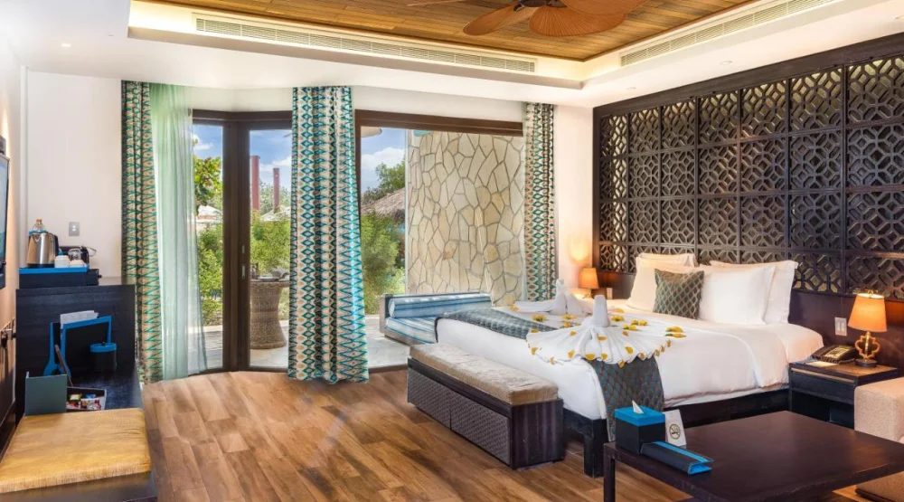 Deluxe Beach Terrace Room at Banana Island Resort Doha by Anantara