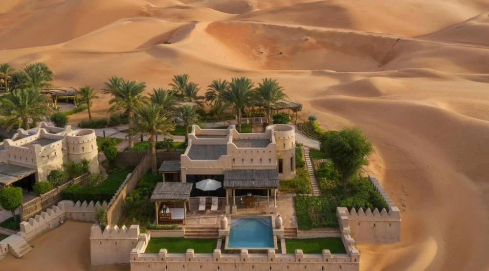 Royal Pavilion Private Pool Villa at Qasr Al Sarab Desert Resort by Anantara