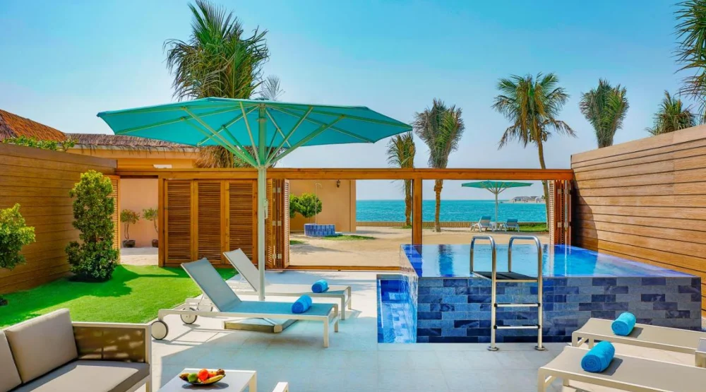 Junior Beach Pool Suite at Anantara World Islands Dubai Resort