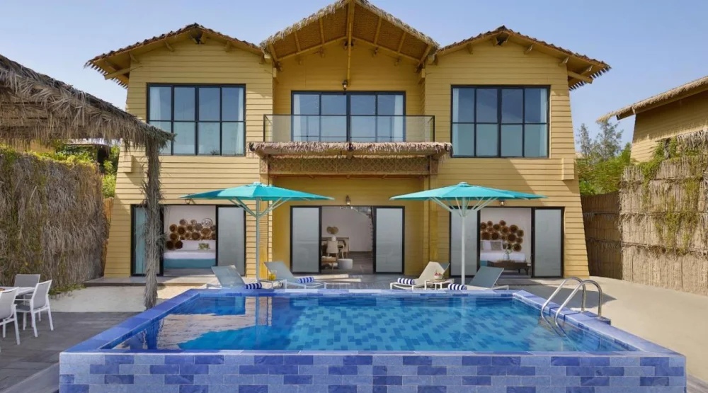 Four Bedroom Beach Pool Villa at Anantara World Islands Dubai Resort