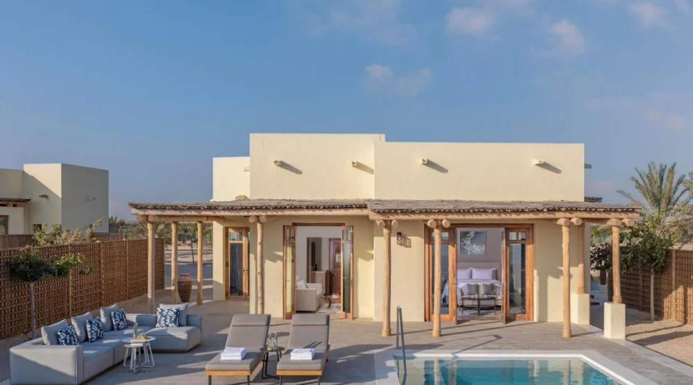 Deluxe Beach Pool Villa at Anantara Sir Bani Yas Island Al Yamm Villa Resort