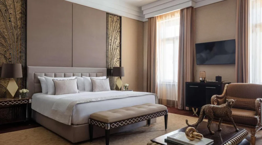 Junior Suite with Extra Bed (2 Adults + One Child) at Anantara New York Palace Budapest