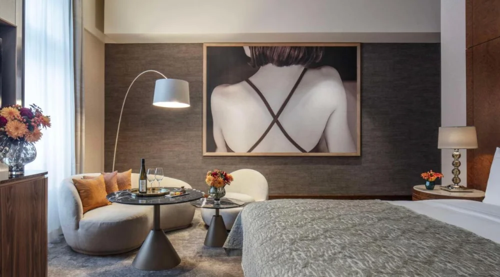 Grand Premium Room with Extra Bed at Anantara Palais Hansen Vienna