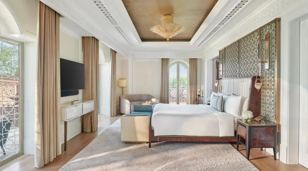 Panoramic Sea View Suite, Balcony at Emirates Palace Mandarin Oriental
