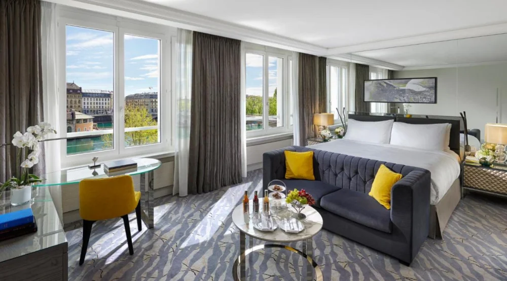 Mandarin River View King Or Twin Room at Mandarin Oriental Geneva