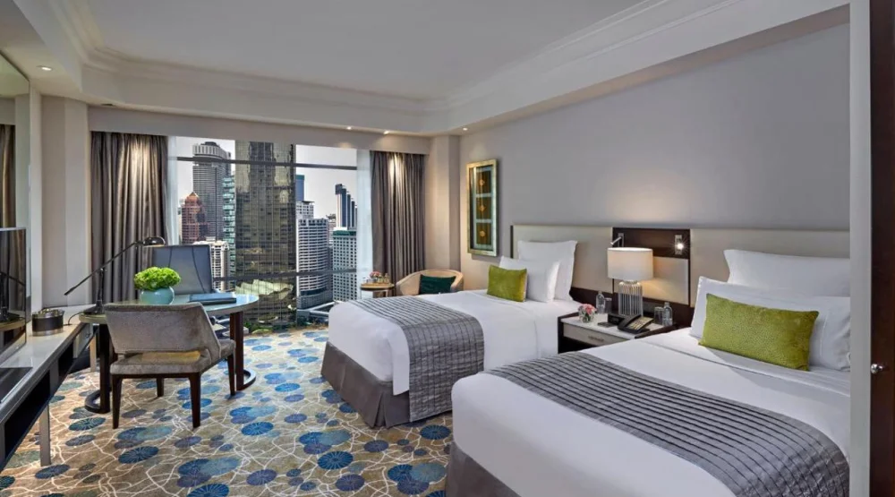 Deluxe Twin Room with City View at Mandarin Oriental Kuala Lumpur