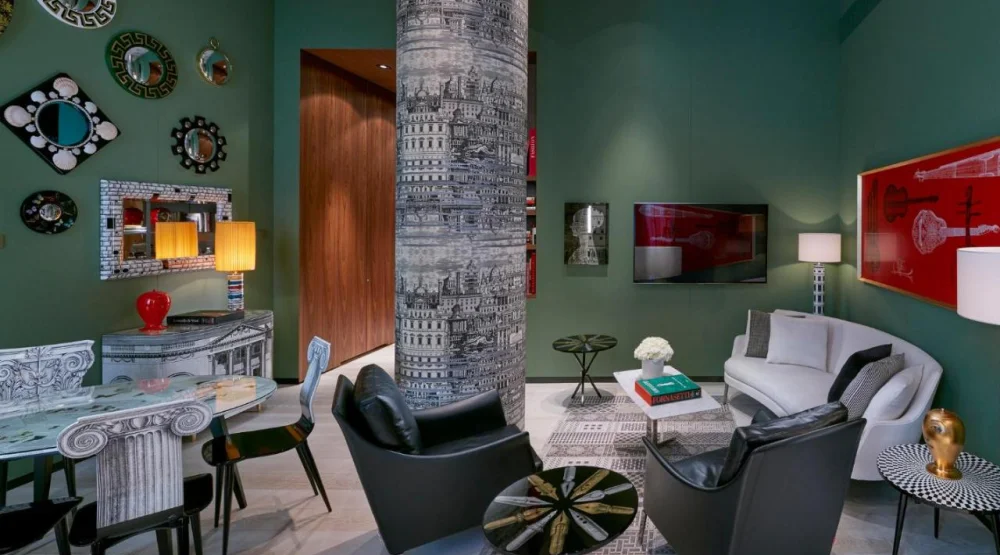 Fornasetti Suite at Mandarin Oriental Milan