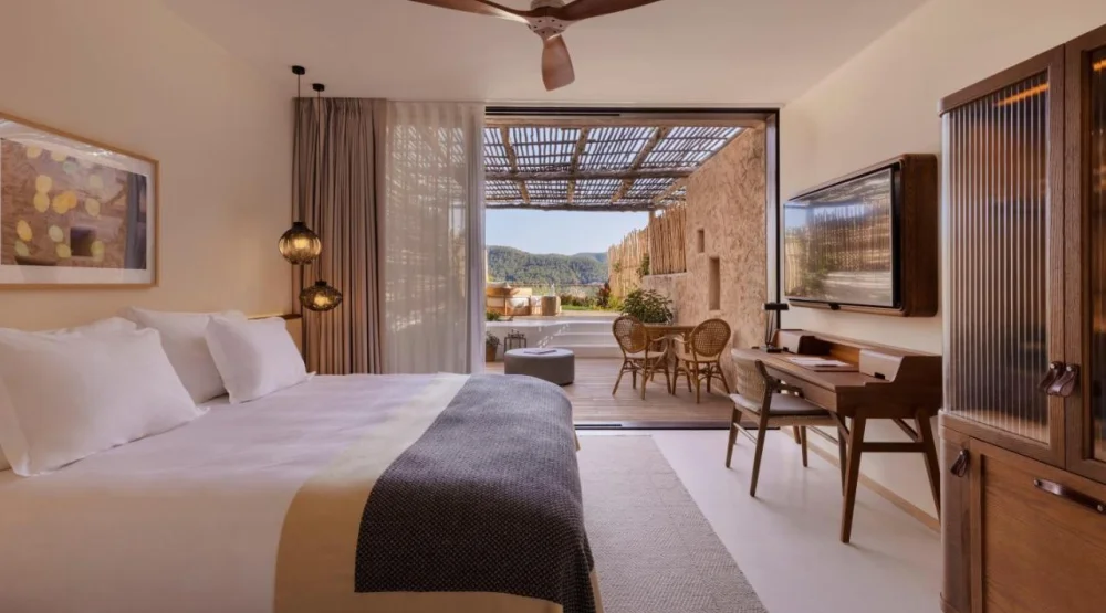Deluxe Double Room with Sea View at Six Senses Ibiza