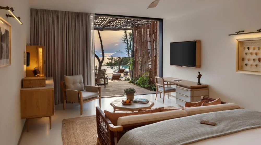 Sea View Junior Suite Pool Level at Six Senses Ibiza