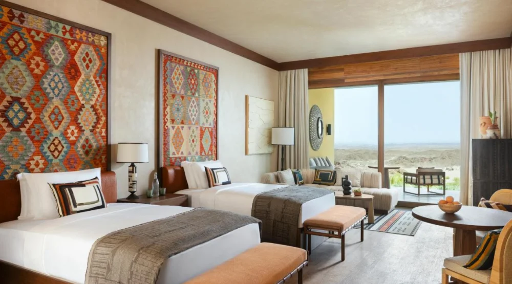 Wadi Twin Room at Six Senses Southern Dunes The Red Sea