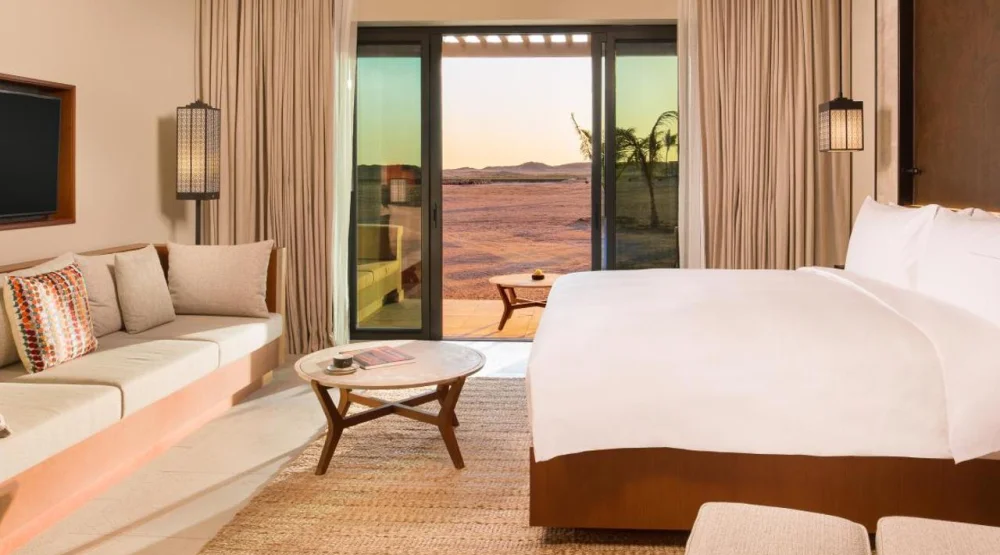 King Room with Terrace and Lagoon View at Alila Hinu Bay Resort