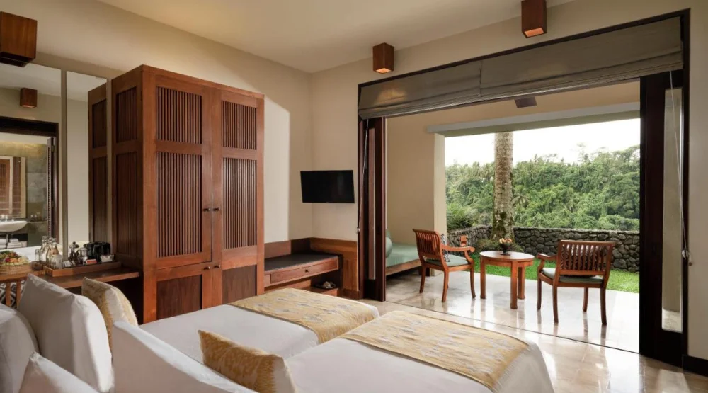 Deluxe Twin Room at Alila Ubud