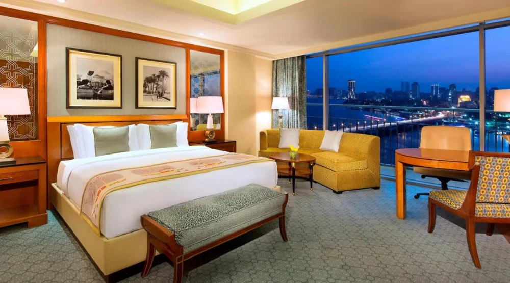 Deluxe Room, One King, Nile View at The Nile Ritz-Carlton Cairo
