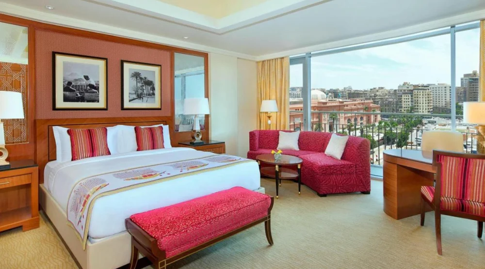 Deluxe Room, One King at The Nile Ritz-Carlton Cairo