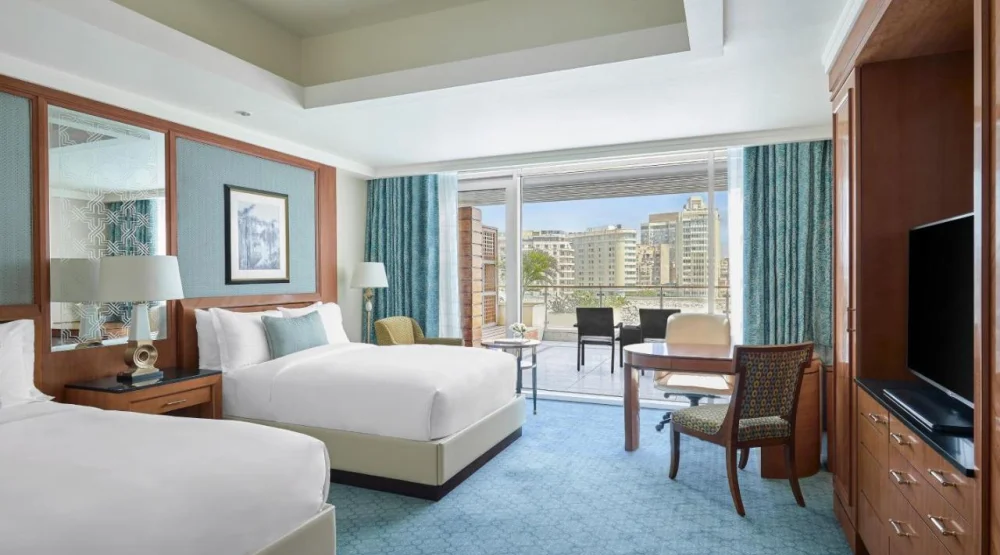 Deluxe Room, Two Doubles, Terrace at The Nile Ritz-Carlton Cairo