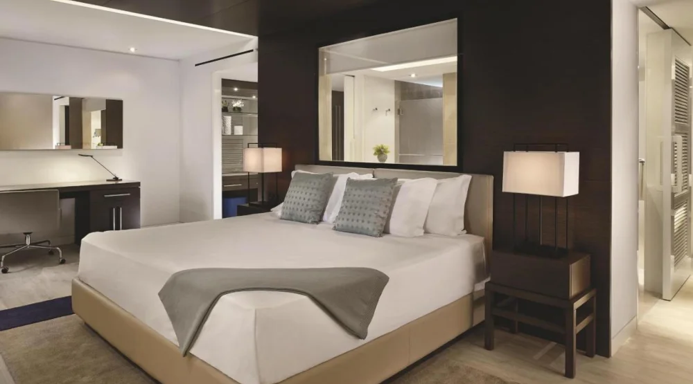 Deluxe Marina View, Larger Room, One King, Balcony at The Ritz-Carlton Herzliya