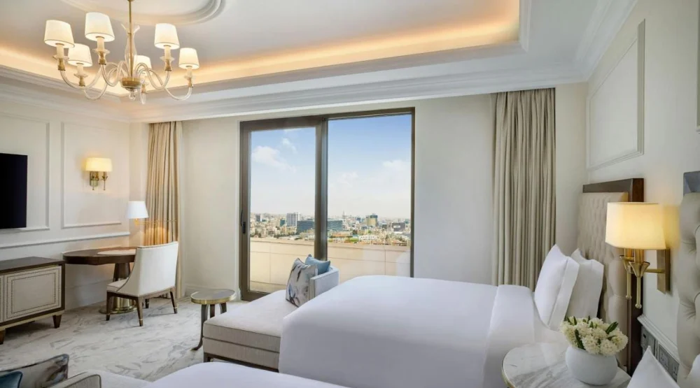 Deluxe, Guest Room, Two Queen, City View at The Ritz-Carlton Hotel Amman