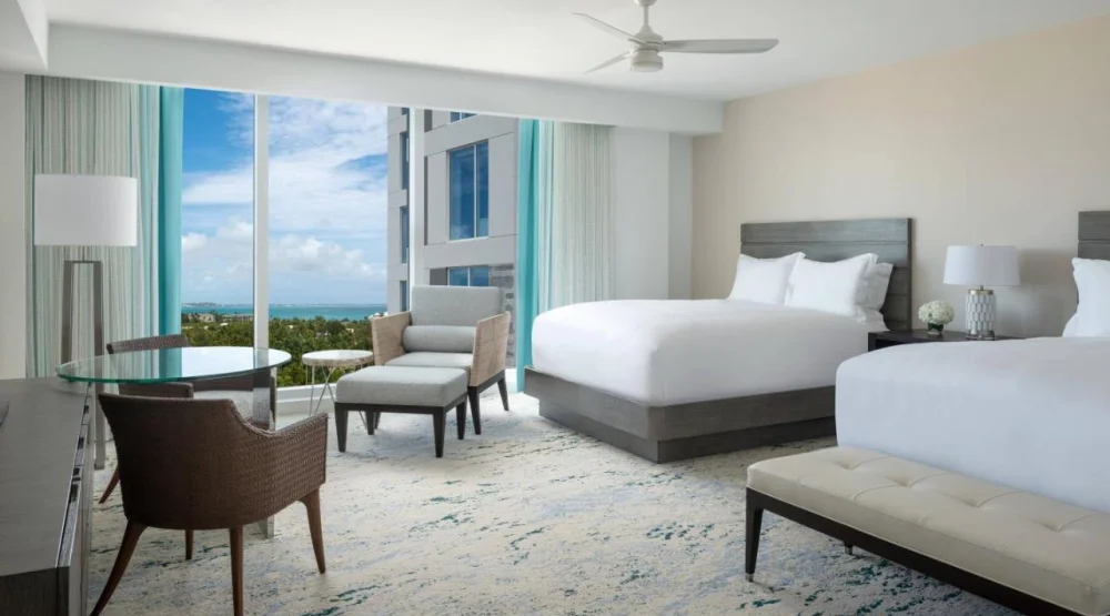 Deluxe Guest Room with Two Queen, Limited View at The Ritz-Carlton Turks & Caicos