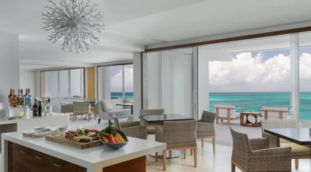 Club Level, Deluxe Guest Room, Two Queen, Oceanfront, Balcony at The Ritz-Carlton Turks & Caicos