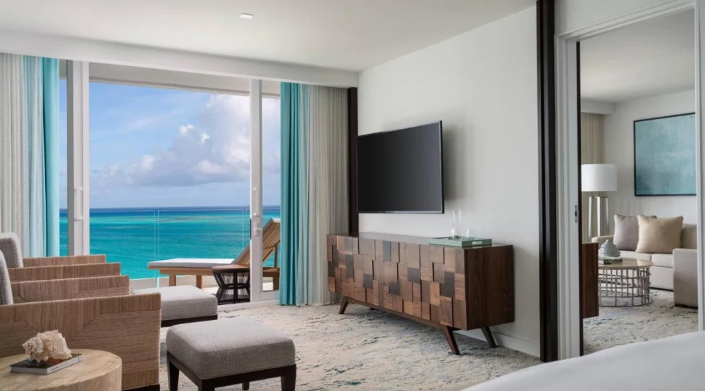 Executive Suite, Suite, One King, Partial Ocean View, Balcony at The Ritz-Carlton Turks & Caicos