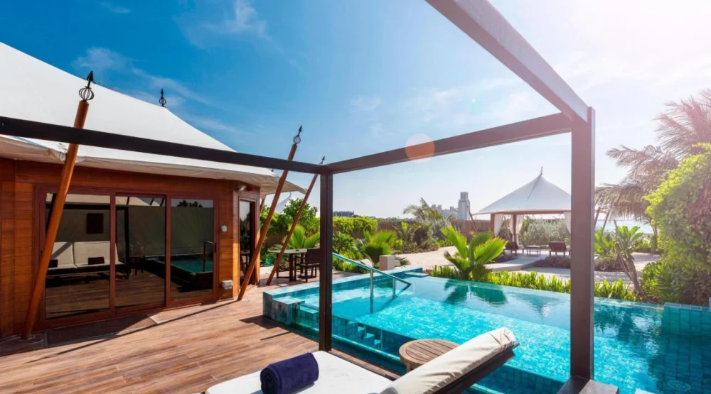 Al Shamal Oceanview Villa, One Bedroom Villa, King, Sofa Bed at The Ritz-Carlton Ras Al Khaimah Al Hamra Beach