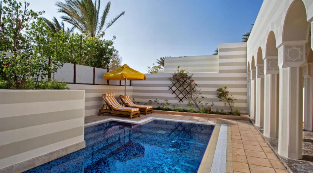 Royal Suite with Private Pool at Oberoi Sahl Hasheesh
