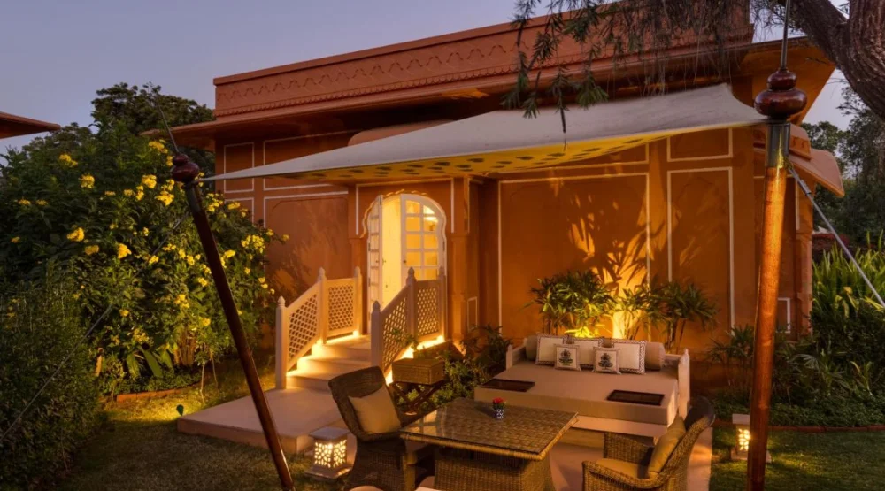 Premier Room with Private Garden, Twin Bed at The Oberoi Rajvilas