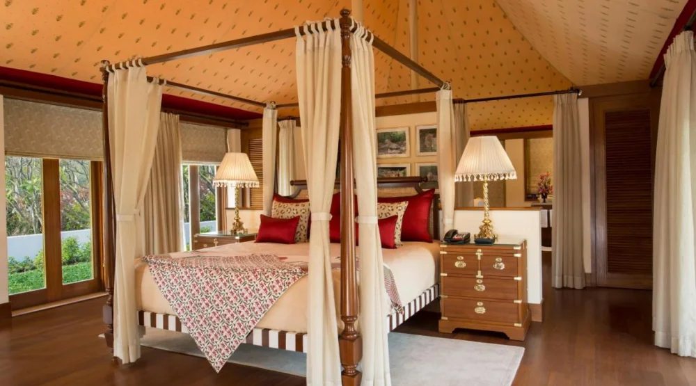 Royal Tent with Garden at The Oberoi Sukhvilas
