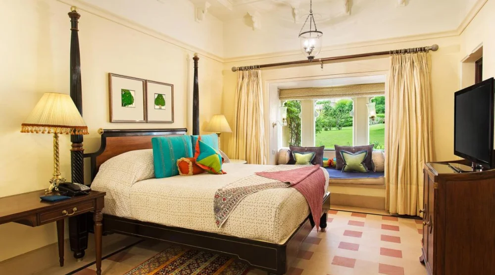 Premier Room with Garden View at The Oberoi Udaivilas Udaipur