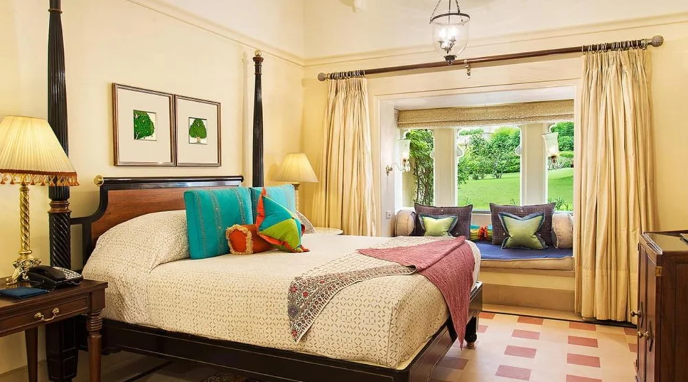 Premier Twin Room with Pool View at The Oberoi Udaivilas Udaipur