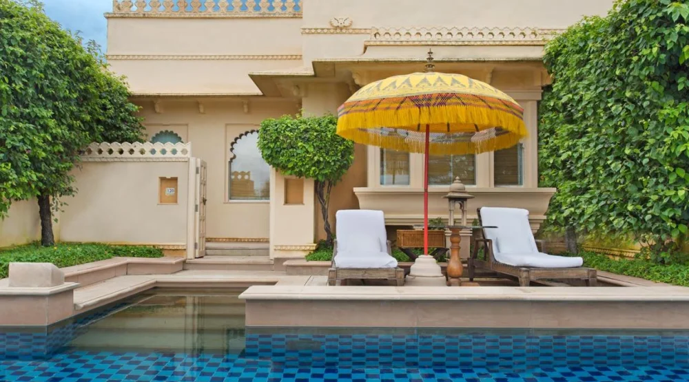 Premier Room Garden View with Semi Private Pool at The Oberoi Udaivilas Udaipur