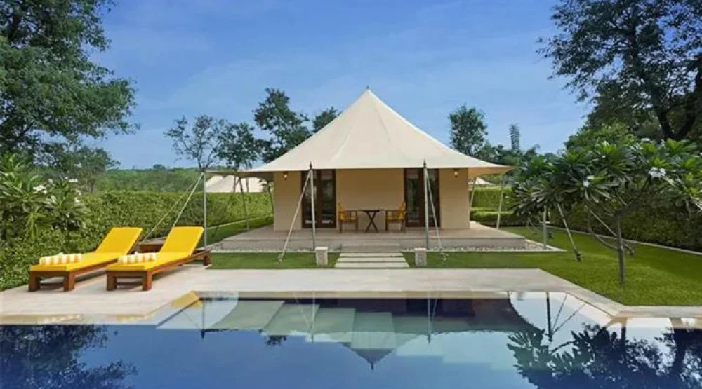 Luxury Tent with Private Pool at The Oberoi Vanyavilas Wildlife Resort