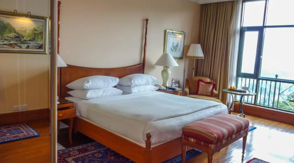 Premier Double Room with Valley View at Wildflower Hall An Oberoi Resort Shimla