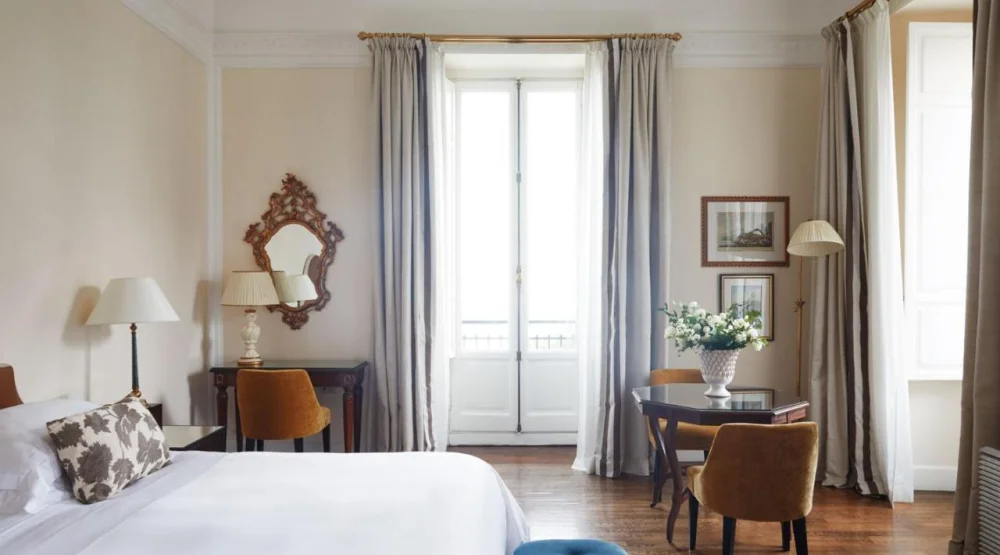 Deluxe Junior Suite with Balcony Or Terrace and Sea View at Belmond Grand Timeo Hotel