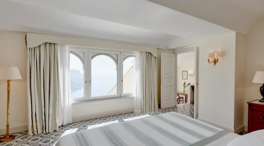 Deluxe Suite with Sea View and Terrace at Caruso, A Belmond Hotel