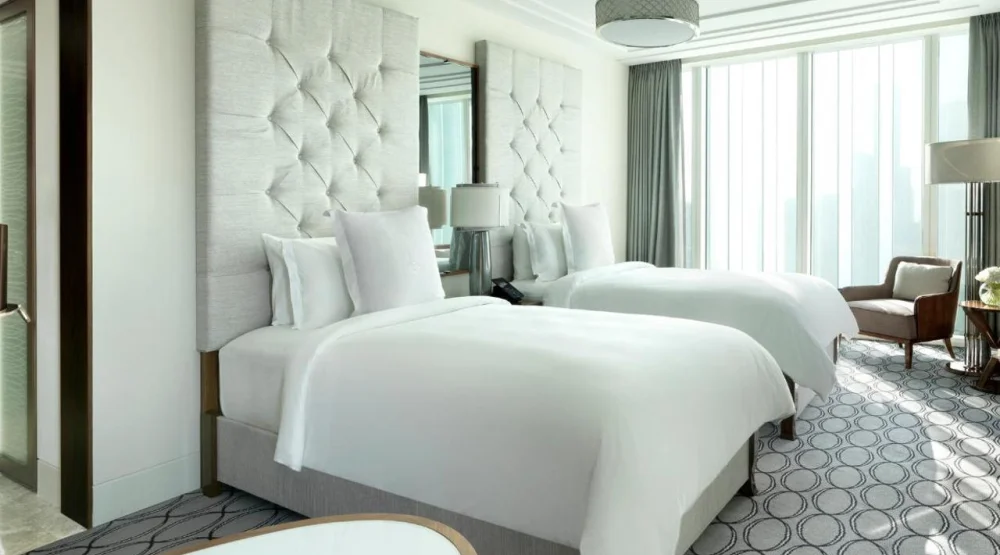 Deluxe Waterfront Twin Room at Four Seasons Hotel Abu Dhabi At Al Maryah Island
