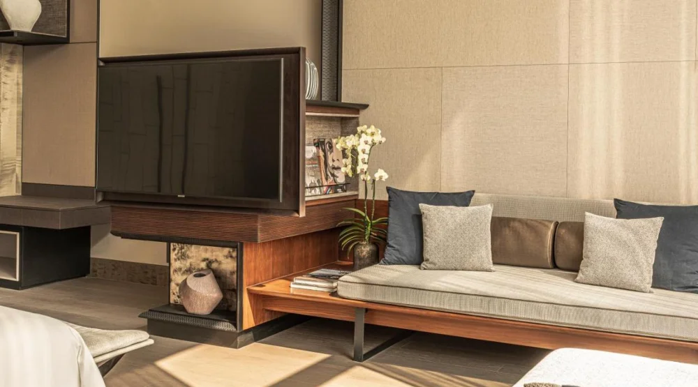 Deluxe River View Room Two Twin Beds at Four Seasons Hotel Bangkok At Chao Phraya River