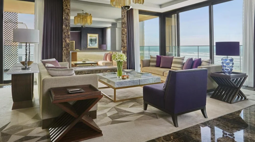 Imperial King Suite with Ocean View at Four Seasons Hotel Casablanca